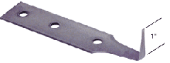 CRL 1" Long Shank Stainless Steel Cold Knife Blade
