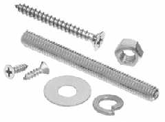 CRL Brushed Stainless Replacement Screw Packs for Bar Mount Foot Railing Brackets