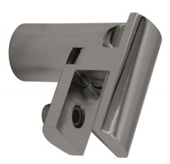 CRL Brushed Nickel Adjustable Support Bar U-Bracket, Ø 12 mm, 8 - 10 mm