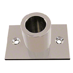 CRL Brushed Nickel Chrome Wall Mount Top Fitting