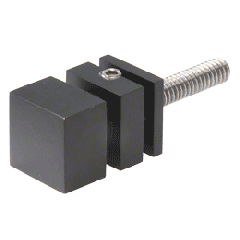 CRL Oil Rubbed Bronze Square Single-Sided Knob