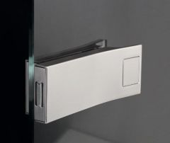 CRL Smart Entrance Glass Door Lock, Touch to Open, Satin Anodised