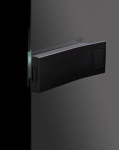 CRL Smart Entrance Glass Door Lock, Touch to Open, Matte Black