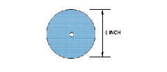 CRL 3M® Trizact® 5" A10 PSA Polishing Disc