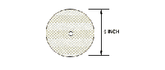 CRL 3M® Trizact® 5" Cerium PSA Polishing Disc