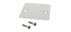 CRL Satin Anodized End Cap with Screws
