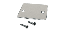 CRL Polished Stainless Steel End Cap with Screws