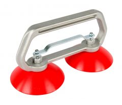 4" Double Cup Vacuum Lifters with Release Bar 