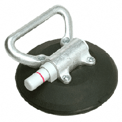 CRL Wood's Powr-Grip® 6" Rigid Handle Vacuum Cup - Flat Materials